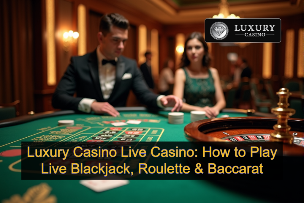Luxury Casino Live Casino_ How to Play Live Blackjack, Roulette & Baccarat