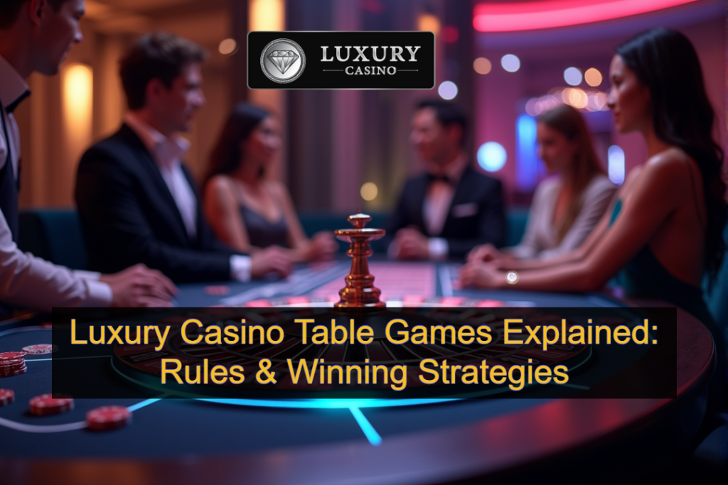 Luxury Casino Table Games Explained_ Rules & Winning Strategies