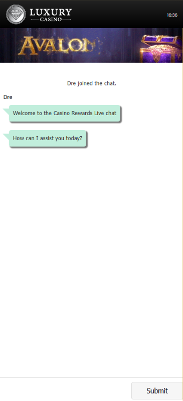 Luxury Casino Retrieve password